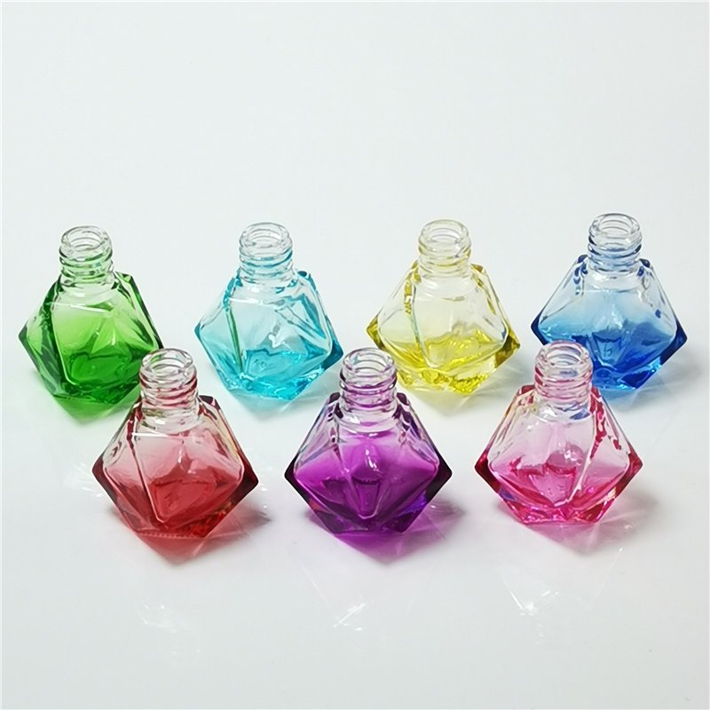 8ML Diamond car perfume bottle with wooden cap